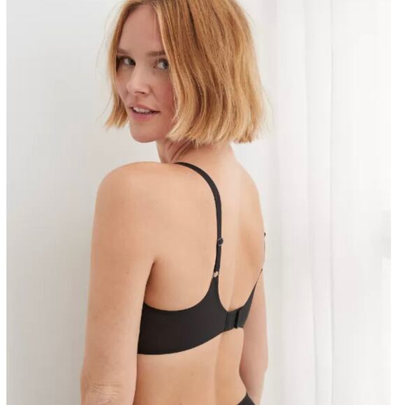 Aerie Smoothez Unlined Underwire Mesh Balconette Bra In Brown Size 36D New - Picture 2 of 13